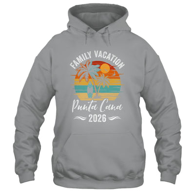 Family Vacation 2026 Vintage Punta Cana Summer Matching Trip Shirt & Tank Top | siriusteestore