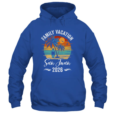Family Vacation 2026 Vintage San Juan Summer Matching Trip Shirt & Tank Top | siriusteestore
