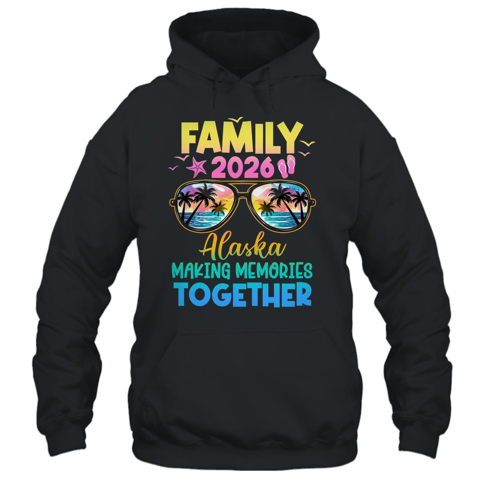Family Vacation Alaska 2026 Summer Holiday Matching Shirt & Tank Top | siriusteestore