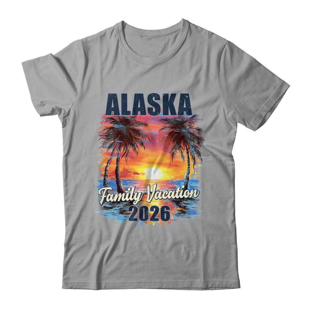 Family Vacation Alaska 2026 Summer Trip Matching Shirt & Tank Top | siriusteestore