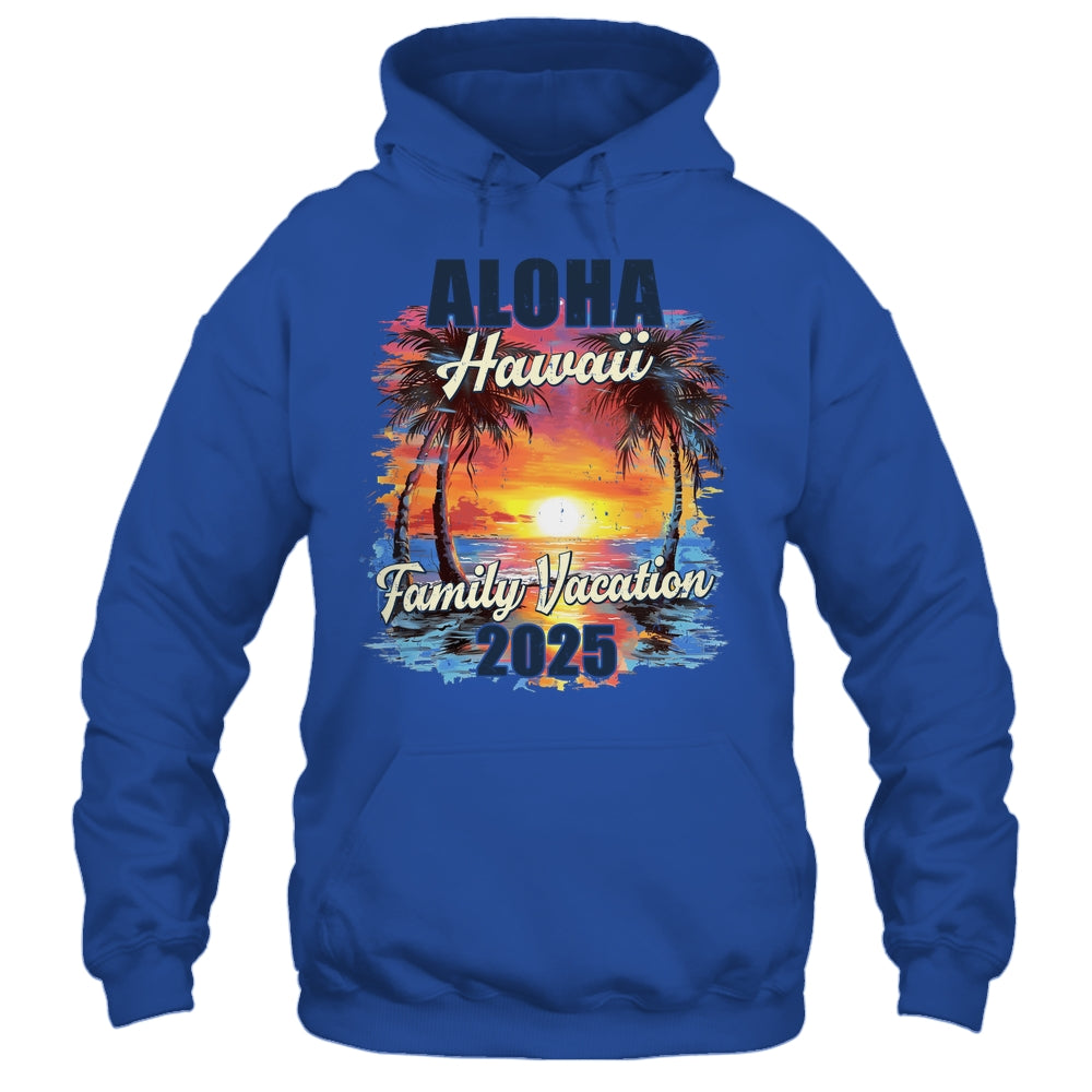 Family Vacation Aloha Hawaii 2025 Summer Trip Matching Shirt & Tank Top | siriusteestore