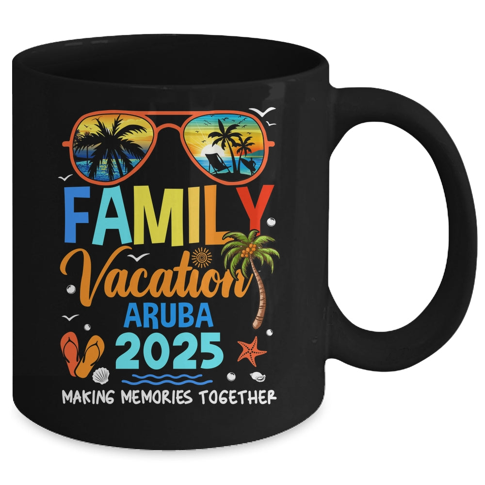 Family Vacation Aruba 2025 Family Vacation Together Mug | siriusteestore