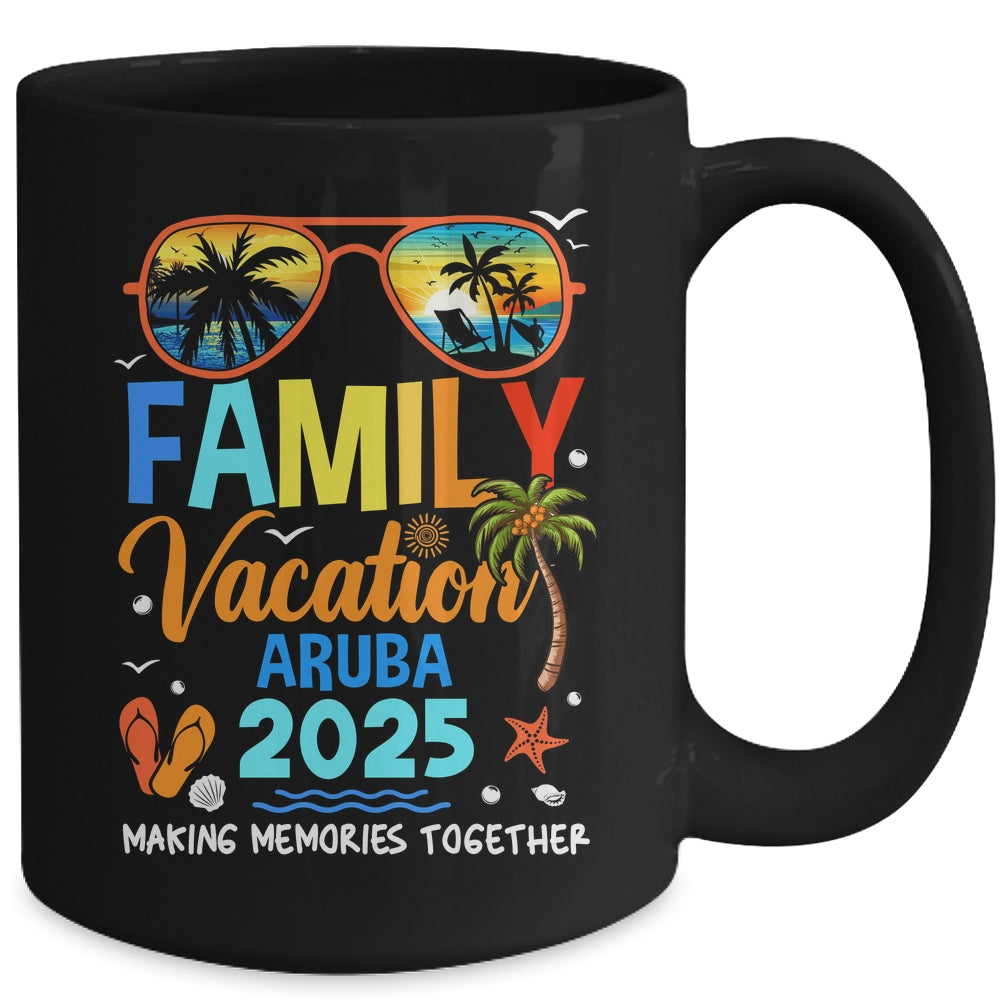 Family Vacation Aruba 2025 Family Vacation Together Mug | siriusteestore