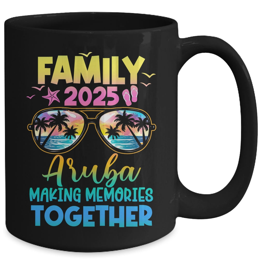 Family Vacation Aruba 2025 Summer Holiday Matching Mug | siriusteestore