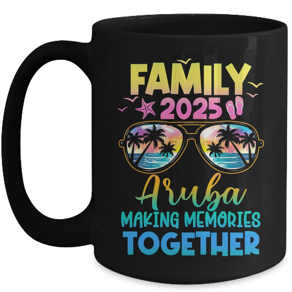 Family Vacation Aruba 2025 Summer Holiday Matching Mug | siriusteestore