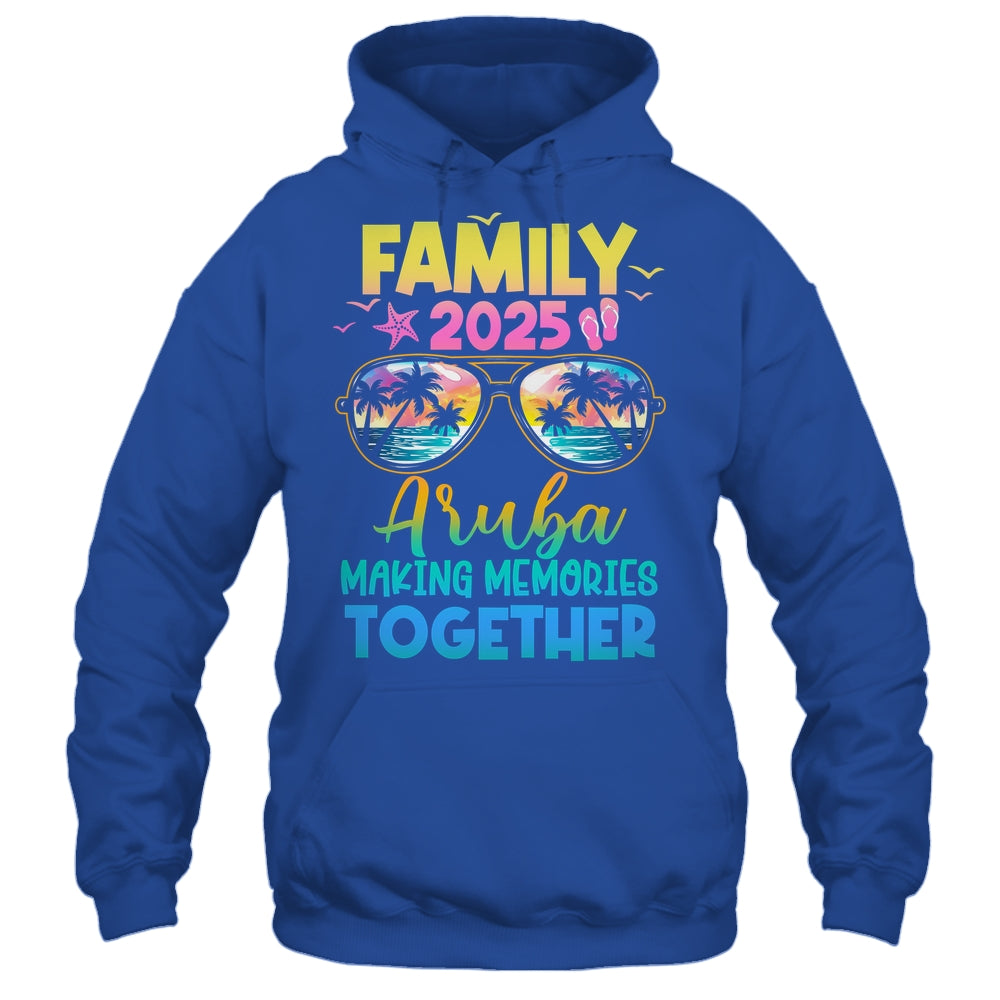 Family Vacation Aruba 2025 Summer Holiday Matching Shirt & Tank Top | siriusteestore
