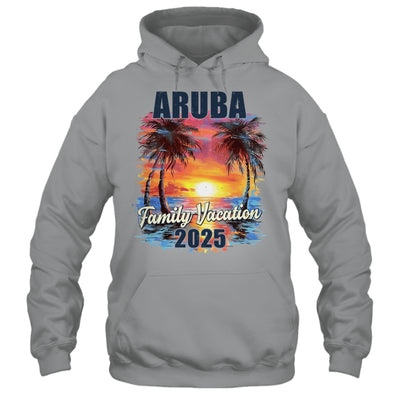 Family Vacation Aruba 2025 Summer Trip Matching Shirt & Tank Top | siriusteestore