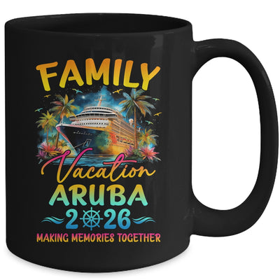 Family Vacation Aruba 2026 Matching Group Summer Mug | siriusteestore