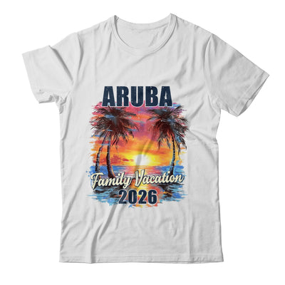 Family Vacation Aruba 2026 Summer Trip Matching Shirt & Tank Top | siriusteestore
