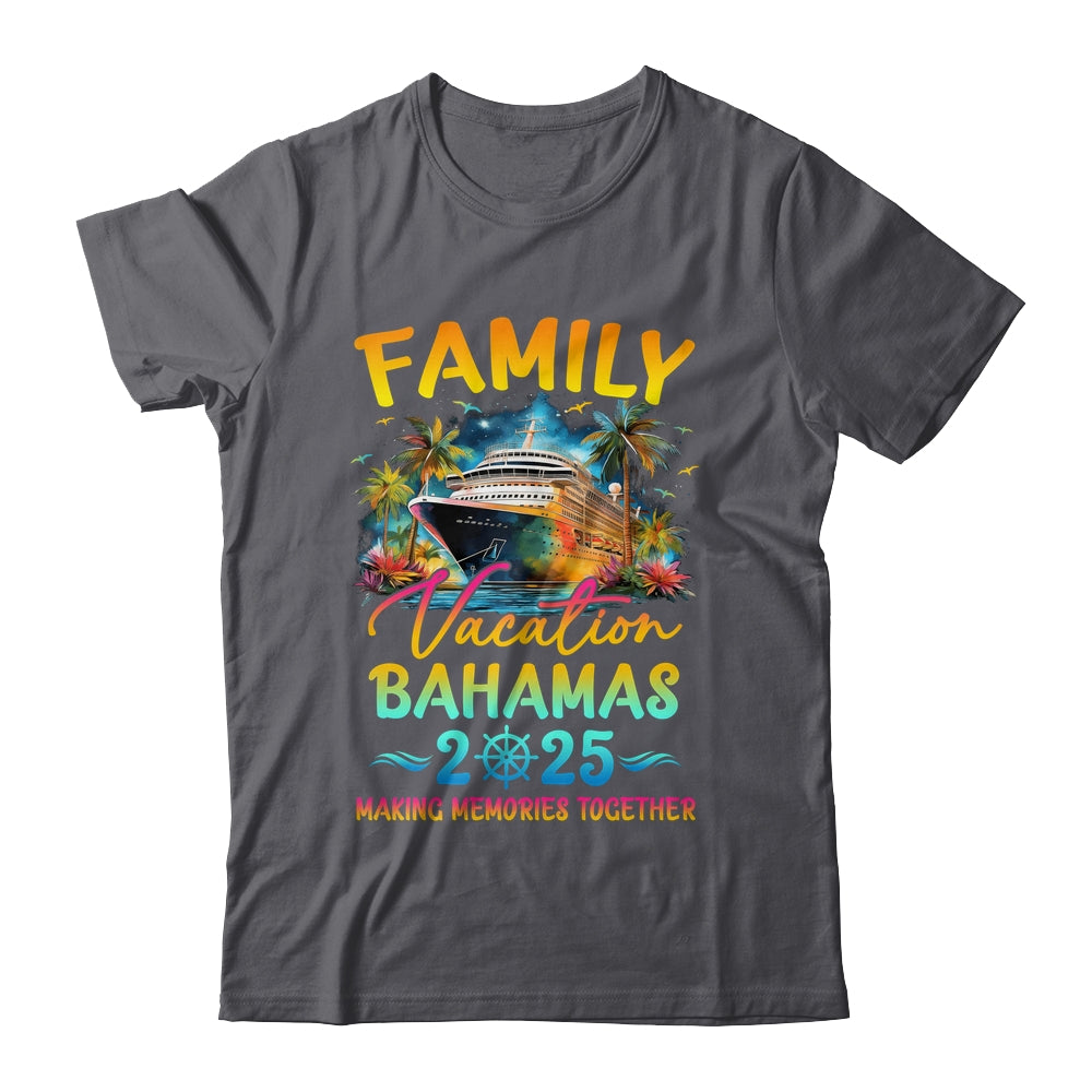Family Vacation Bahamas 2025 Matching Group Summer Shirt & Tank Top | siriusteestore