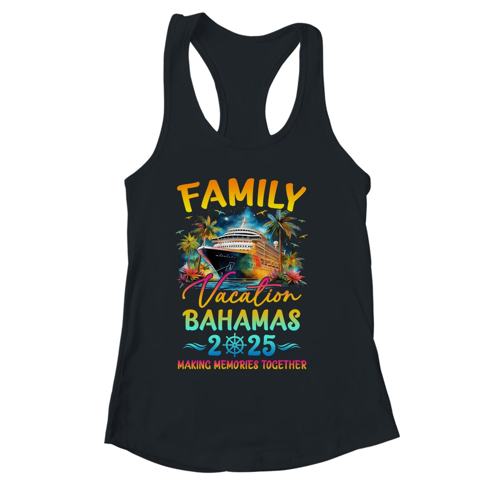 Family Vacation Bahamas 2025 Matching Group Summer Shirt & Tank Top | siriusteestore