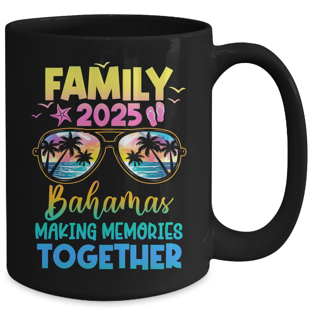 Family Vacation Bahamas 2025 Summer Holiday Matching Mug | siriusteestore