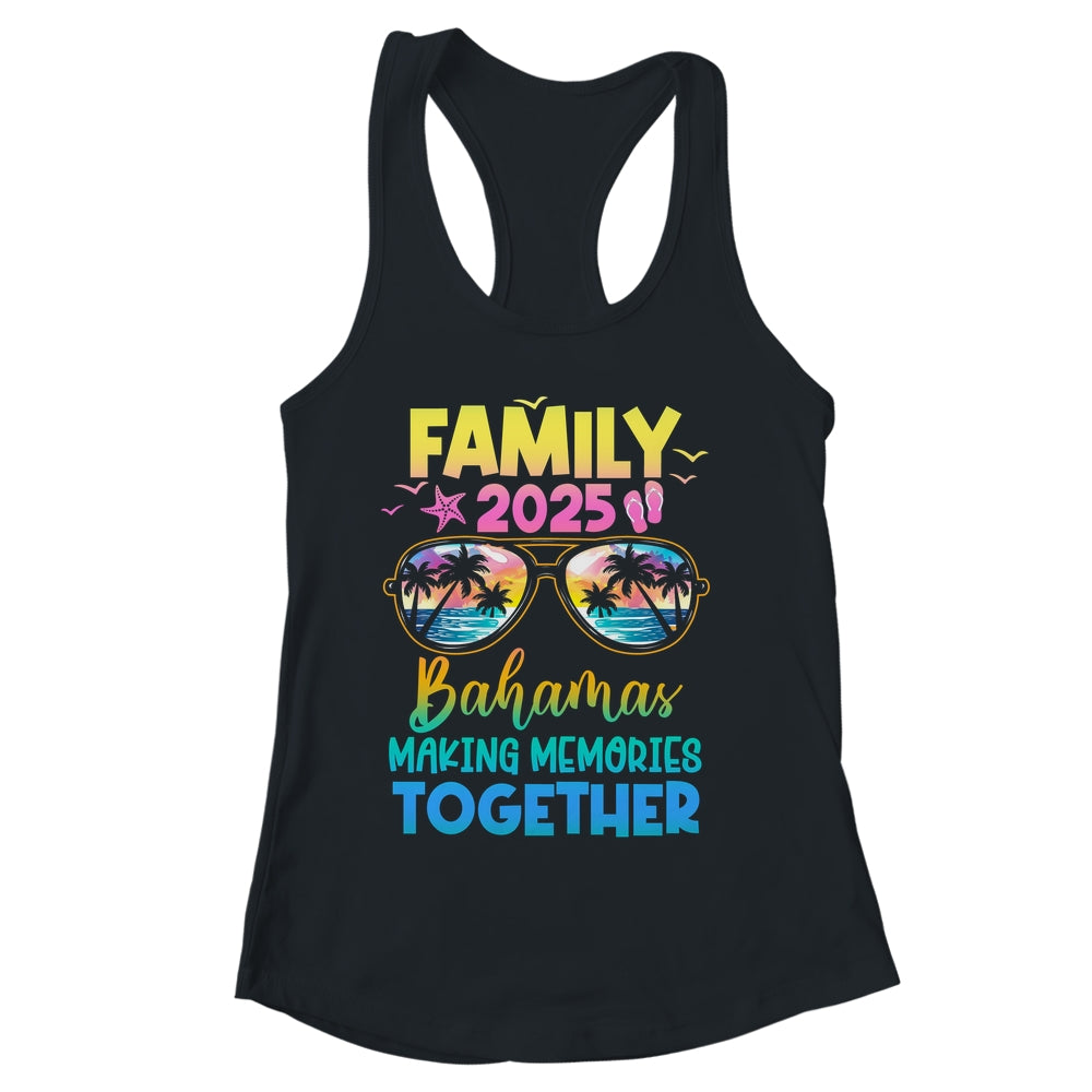 Family Vacation Bahamas 2025 Summer Holiday Matching Shirt & Tank Top | siriusteestore