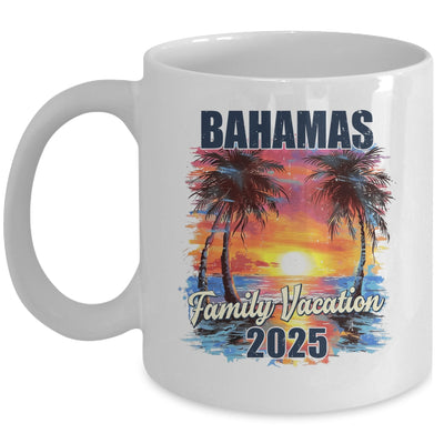 Family Vacation Bahamas 2025 Summer Trip Matching Mug | siriusteestore