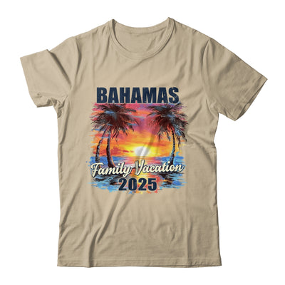 Family Vacation Bahamas 2025 Summer Trip Matching Shirt & Tank Top | siriusteestore