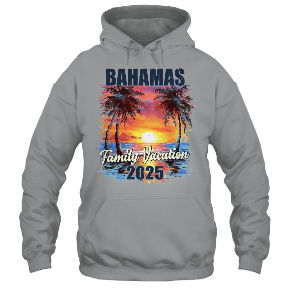 Family Vacation Bahamas 2025 Summer Trip Matching Shirt & Tank Top | siriusteestore