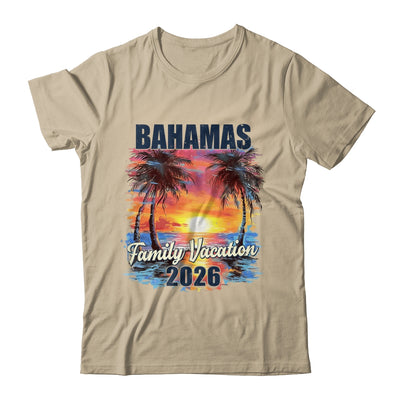 Family Vacation Bahamas 2026 Summer Trip Matching Shirt & Tank Top | siriusteestore