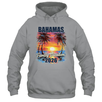 Family Vacation Bahamas 2026 Summer Trip Matching Shirt & Tank Top | siriusteestore