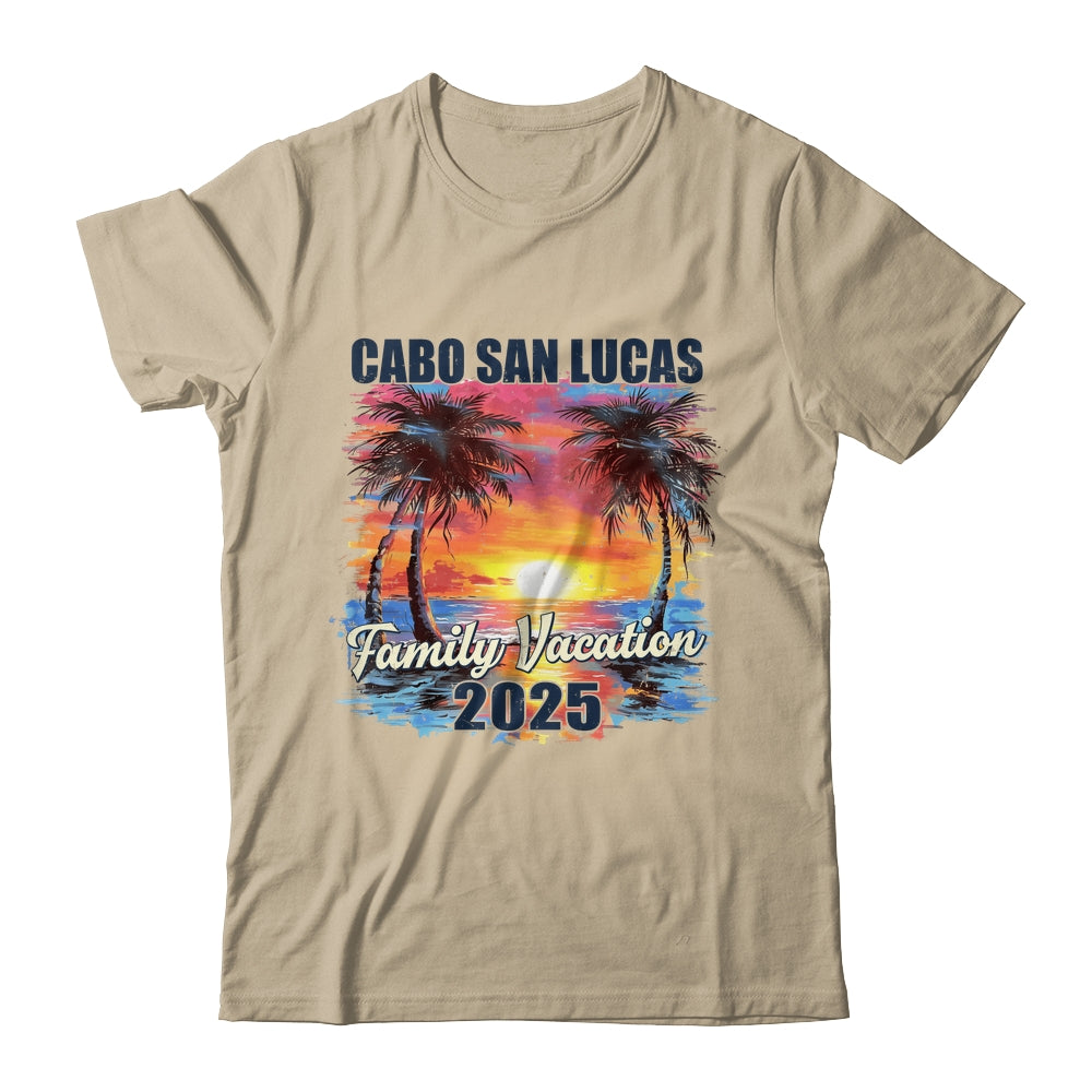 Family Vacation Cabo San Lucas 2025 Summer Trip Matching Shirt & Tank Top | siriusteestore