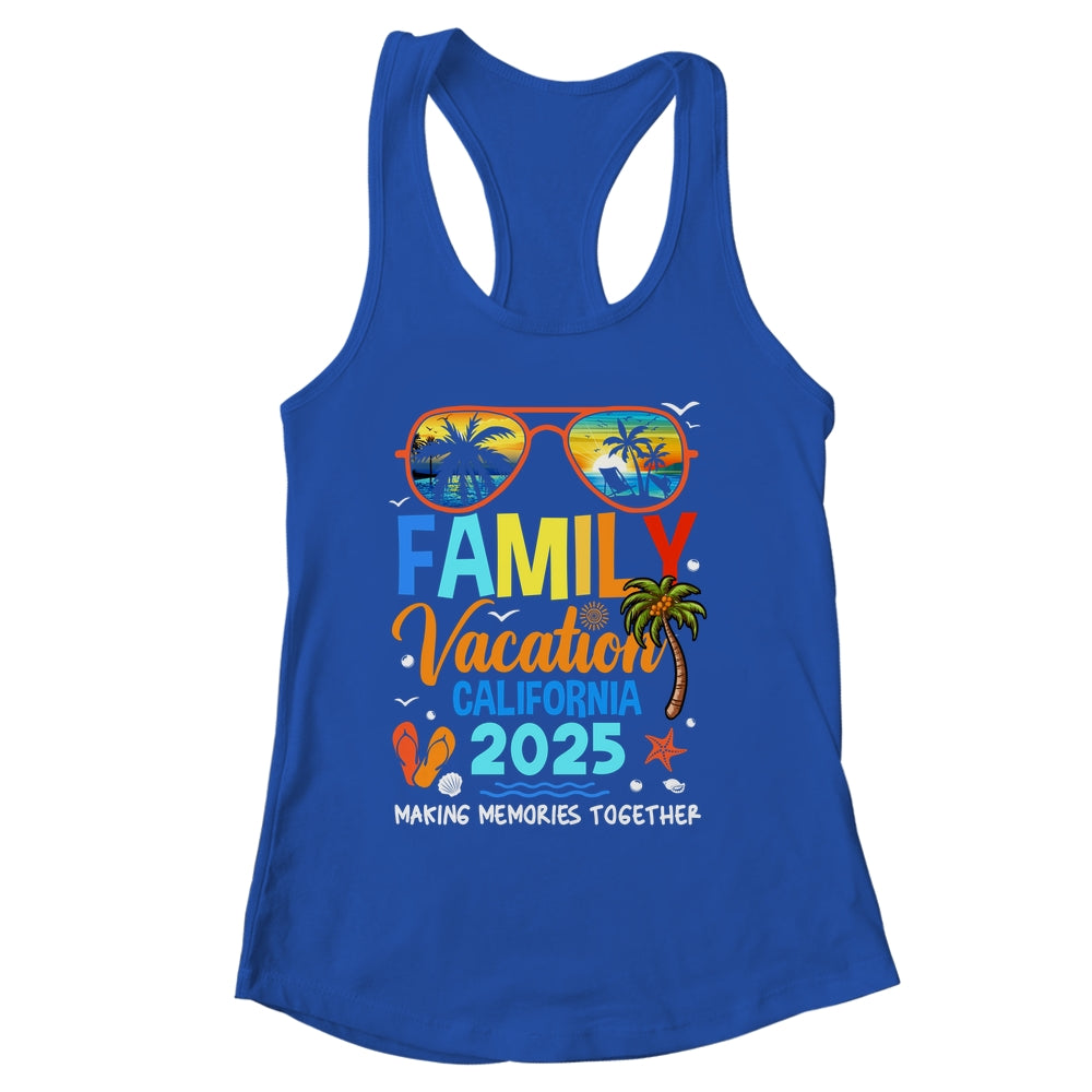 Family Vacation California 2025 Family Vacation Together Shirt & Tank Top | siriusteestore