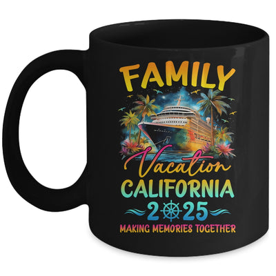 Family Vacation California 2025 Matching Group Summer Mug | siriusteestore