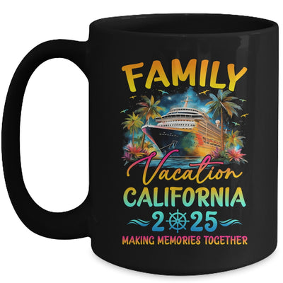 Family Vacation California 2025 Matching Group Summer Mug | siriusteestore
