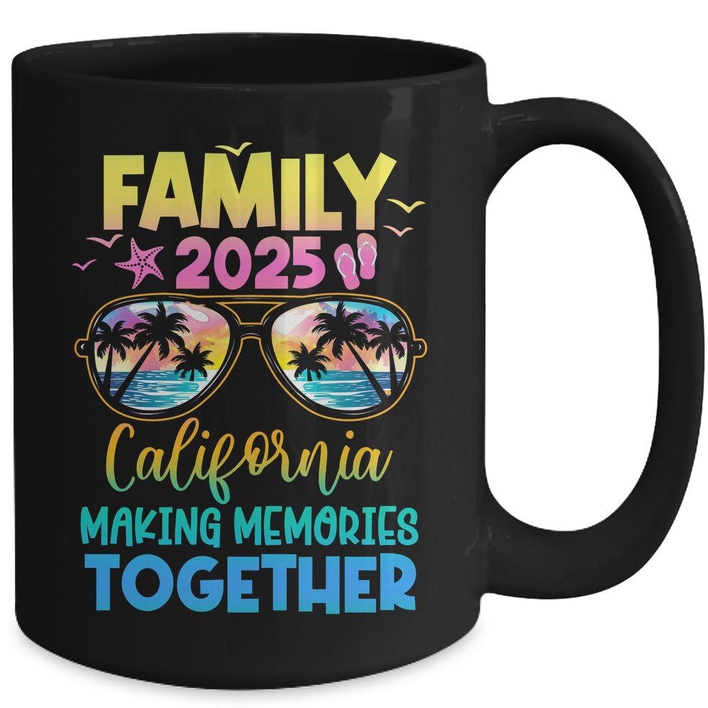 Family Vacation California 2025 Summer Holiday Matching Mug | siriusteestore