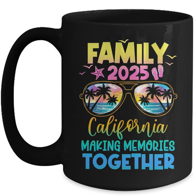 Family Vacation California 2025 Summer Holiday Matching Mug | siriusteestore