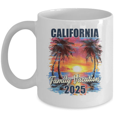 Family Vacation California 2025 Summer Trip Matching Mug | siriusteestore