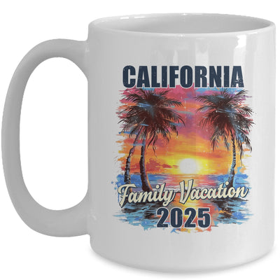 Family Vacation California 2025 Summer Trip Matching Mug | siriusteestore
