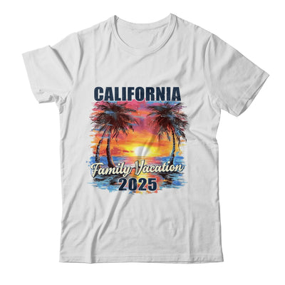 Family Vacation California 2025 Summer Trip Matching Shirt & Tank Top | siriusteestore