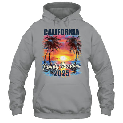 Family Vacation California 2025 Summer Trip Matching Shirt & Tank Top | siriusteestore