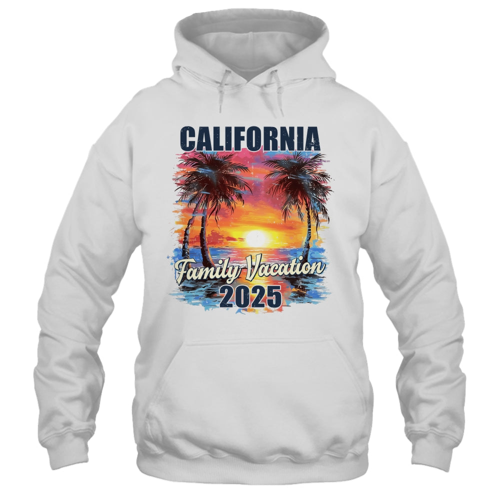Family Vacation California 2025 Summer Trip Matching Shirt & Tank Top | siriusteestore