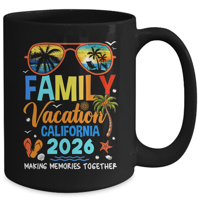 Family Vacation California 2026 Family Vacation Together Mug | siriusteestore