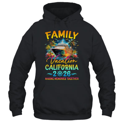 Family Vacation California 2026 Matching Group Summer Shirt & Tank Top | siriusteestore