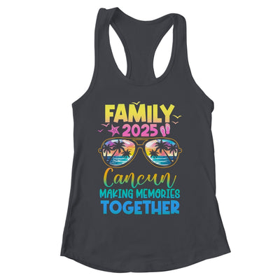 Family Vacation Cancun 2025 Summer Holiday Matching Shirt & Tank Top | siriusteestore