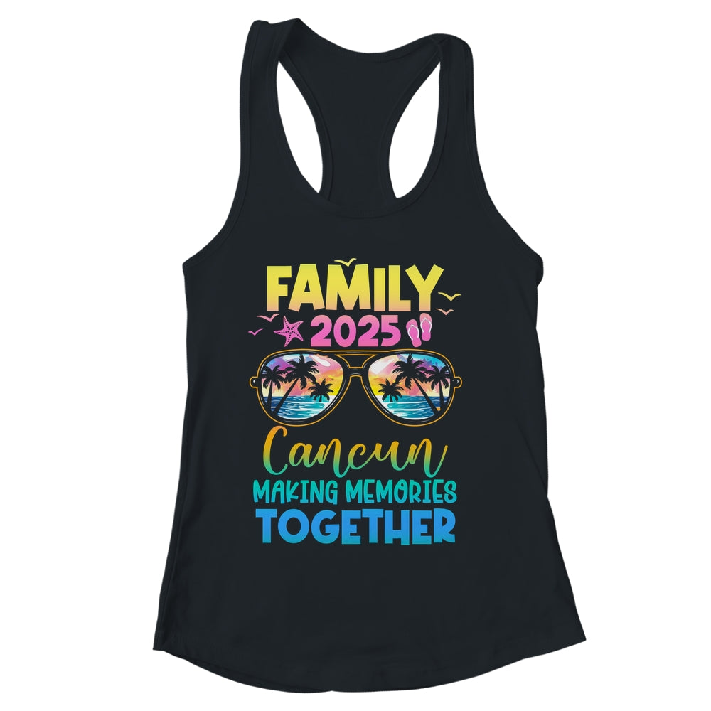 Family Vacation Cancun 2025 Summer Holiday Matching Shirt & Tank Top | siriusteestore