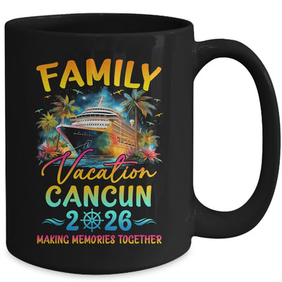 Family Vacation Cancun 2026 Matching Group Summer Mug | siriusteestore