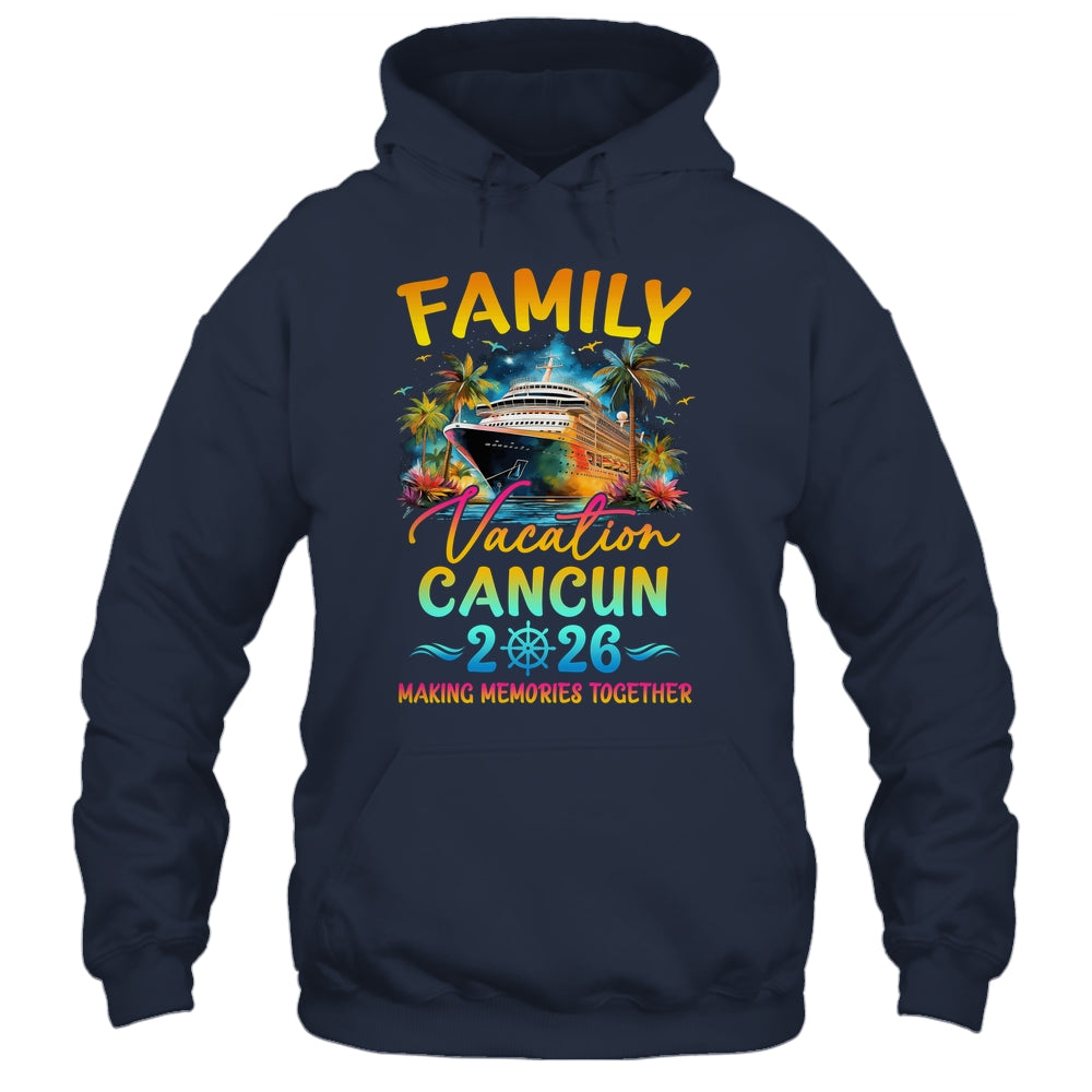 Family Vacation Cancun 2026 Matching Group Summer Shirt & Tank Top | siriusteestore