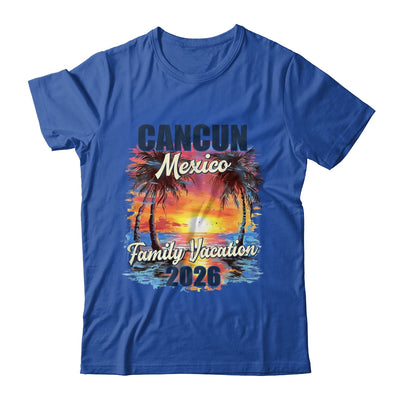 Family Vacation Cancun 2026 Summer Trip Matching Shirt & Tank Top | siriusteestore