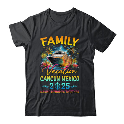 Family Vacation Cancun Mexico 2025 Matching Group Summer Shirt & Tank Top | siriusteestore