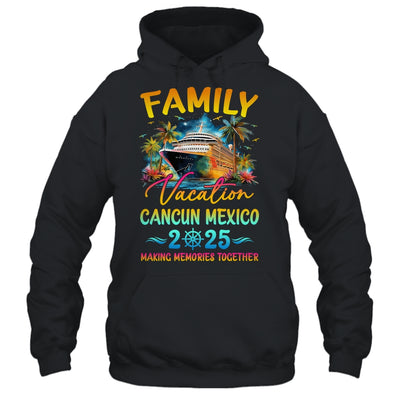 Family Vacation Cancun Mexico 2025 Matching Group Summer Shirt & Tank Top | siriusteestore