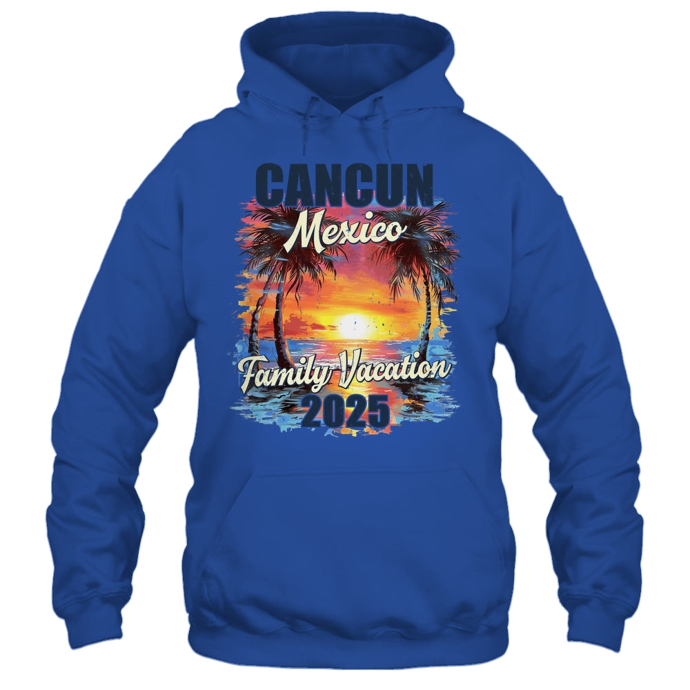 Family Vacation Cancun Mexico 2025 Summer Trip Matching Shirt & Tank Top | siriusteestore