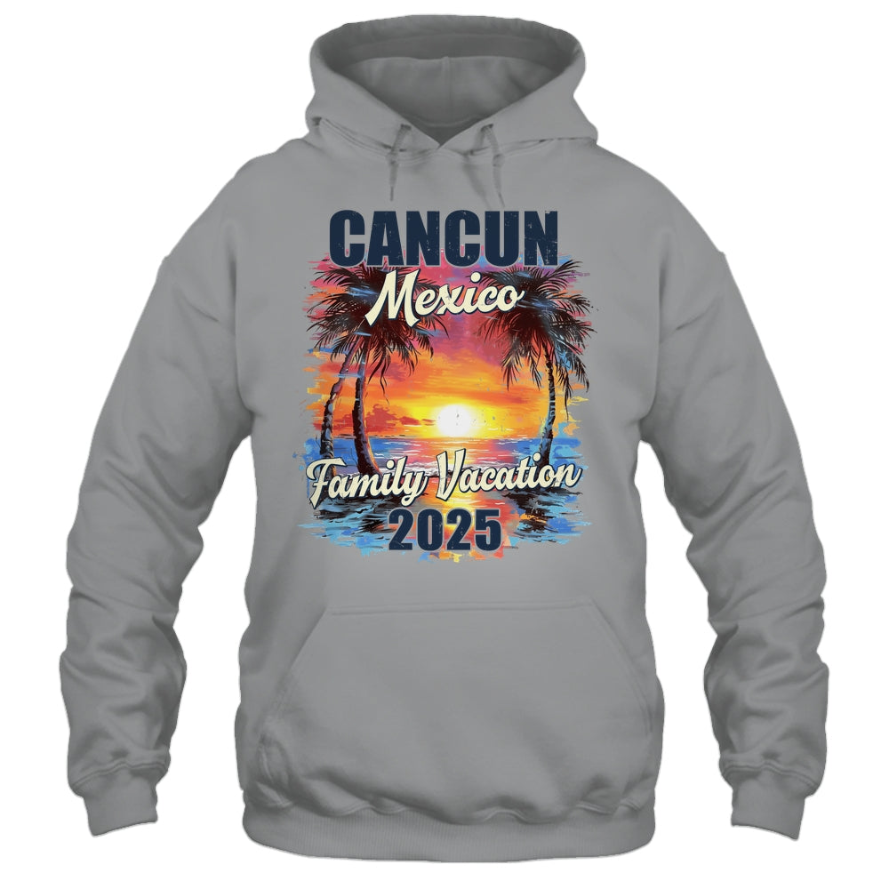 Family Vacation Cancun Mexico 2025 Summer Trip Matching Shirt & Tank Top | siriusteestore