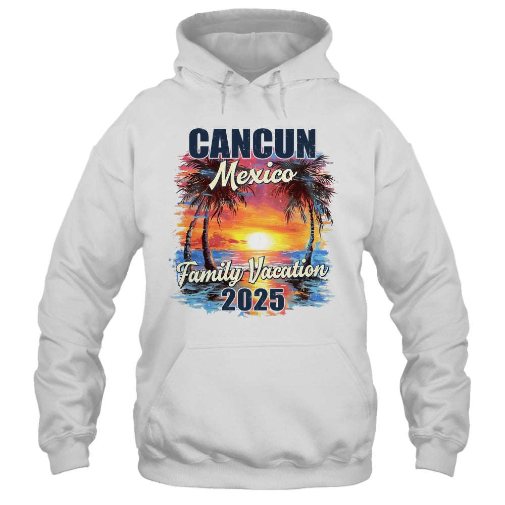 Family Vacation Cancun Mexico 2025 Summer Trip Matching Shirt & Tank Top | siriusteestore