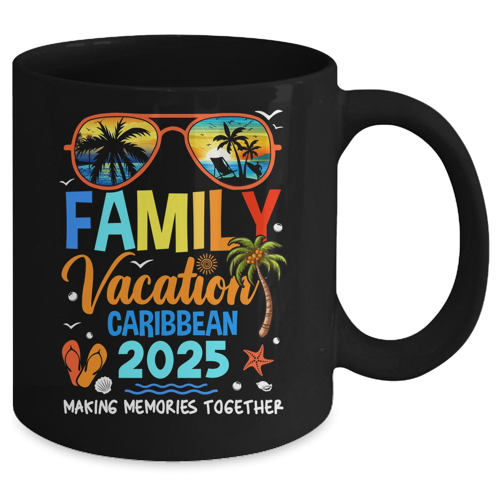 Family Vacation Caribbean 2025 Family Vacation Together Mug | siriusteestore