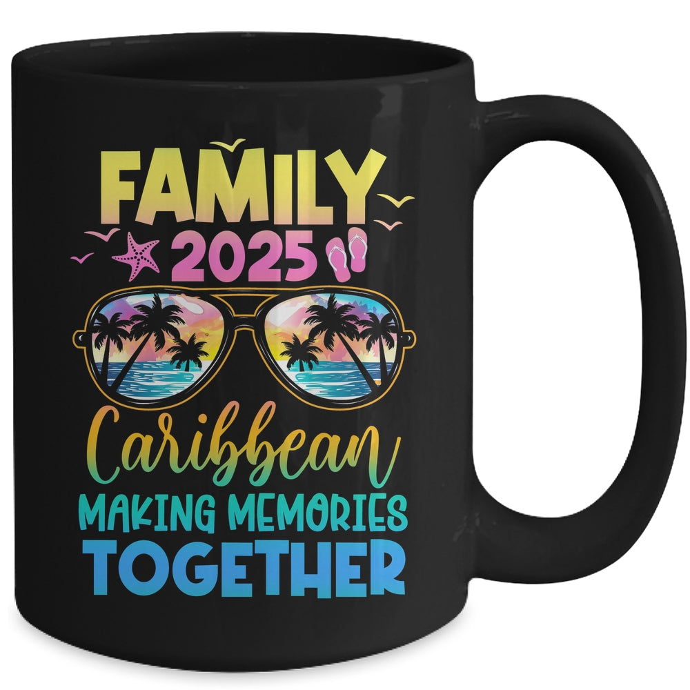 Family Vacation Caribbean 2025 Summer Holiday Matching Mug | siriusteestore