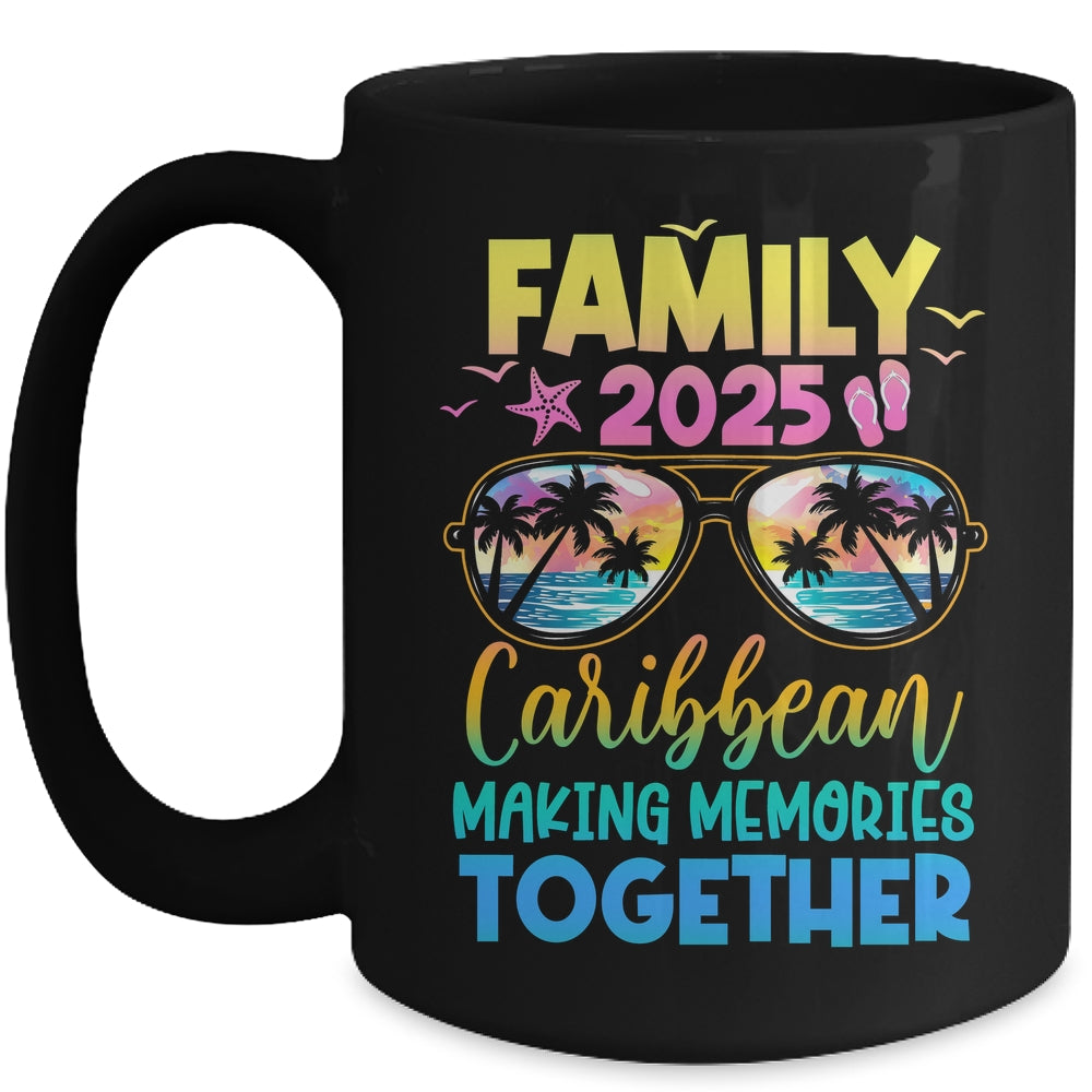 Family Vacation Caribbean 2025 Summer Holiday Matching Mug | siriusteestore