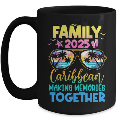 Family Vacation Caribbean 2025 Summer Holiday Matching Mug | siriusteestore