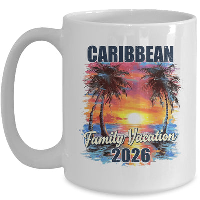Family Vacation Caribbean 2026 Summer Trip Matching Mug | siriusteestore